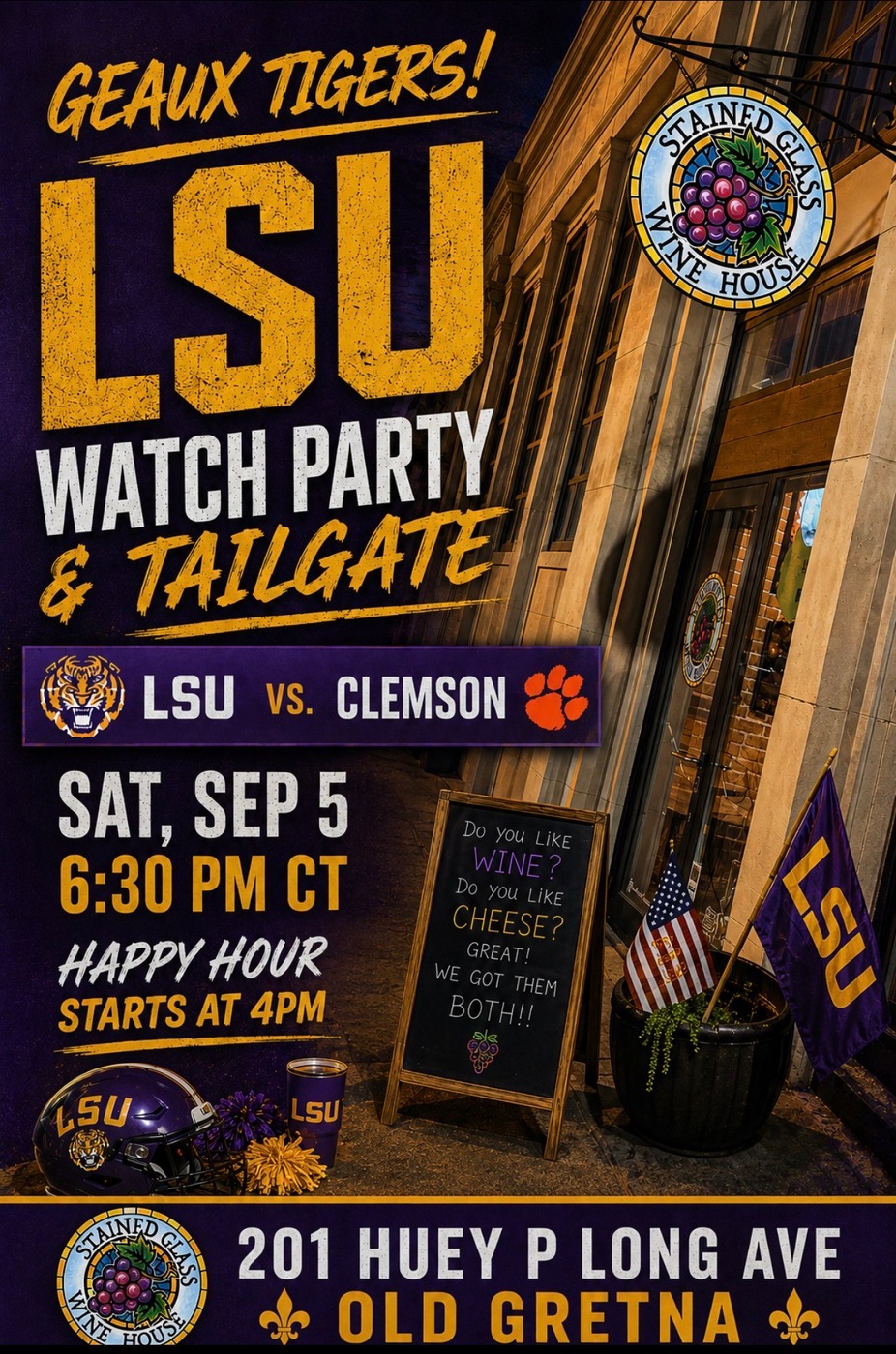 LSU Watch Party and Tailgate event photo