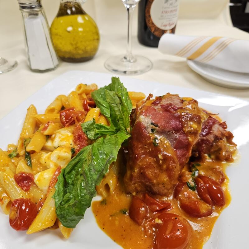 menu item 19 of 27, Vitello Ripieno Caprese