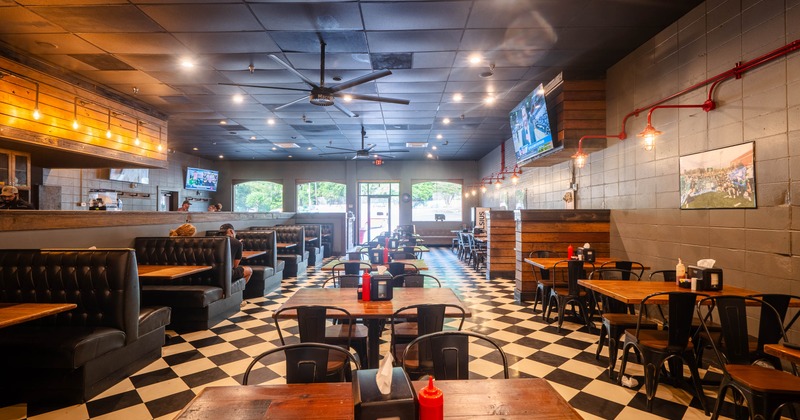 Interior, main dining area