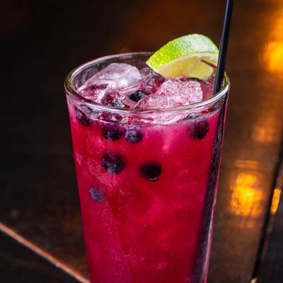 Blueberry margarita.