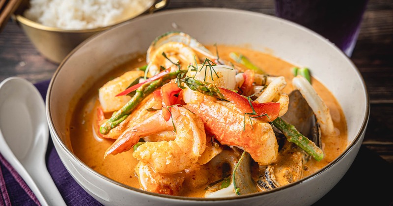 Seafood curry