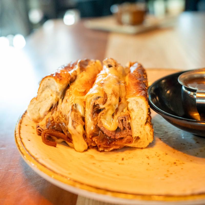 menu item 17 of 41, Wagyu French Onion Soup French Dip