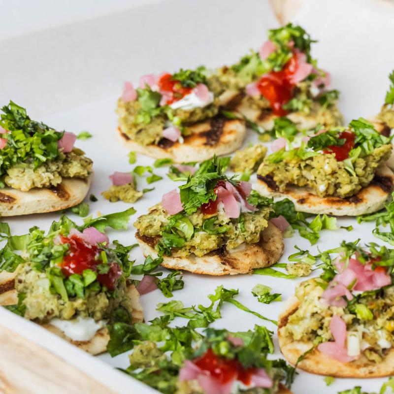 Grilled Falafel Flatbread photo