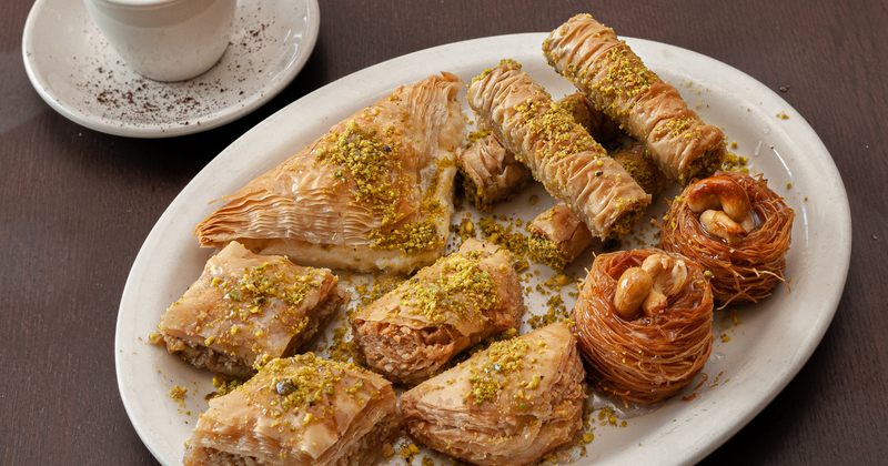 Various dessert dishes