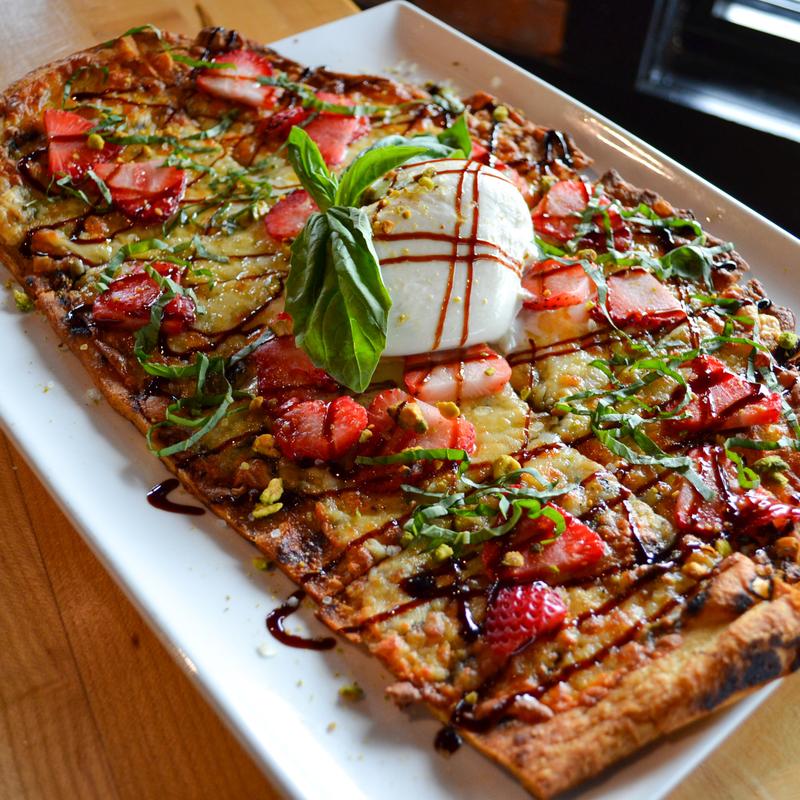 Burrata Strawberry Flatbread photo