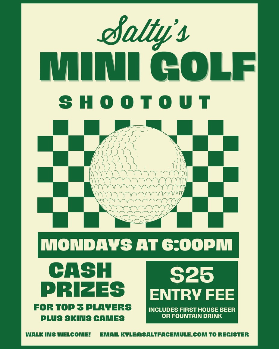 Salty's Mini Golf Shoot Out event photo