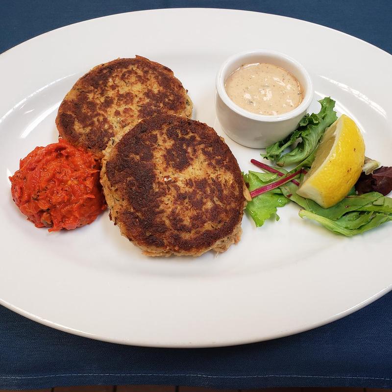 Stuffed crab cakes photo