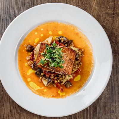 Pan-Seared Scallops.