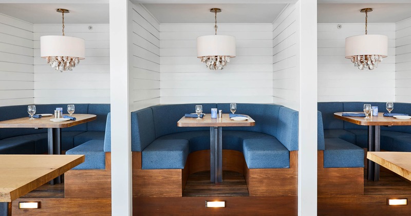 Interior, booth area