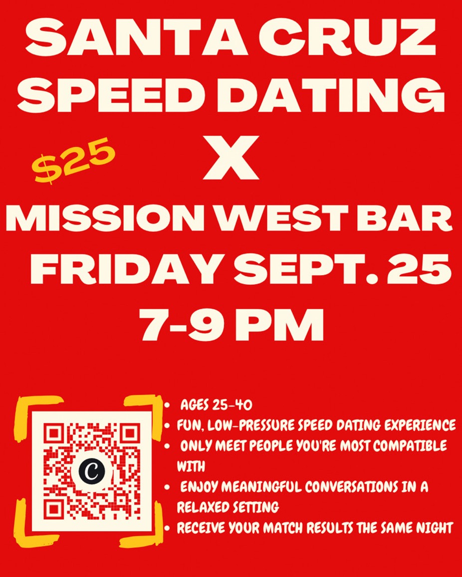 Santa Cruz Speed Dating at Mission West event photo