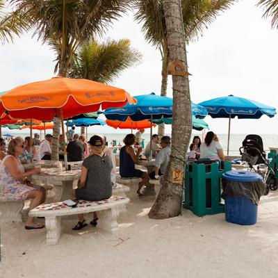 Exterior, seating area.