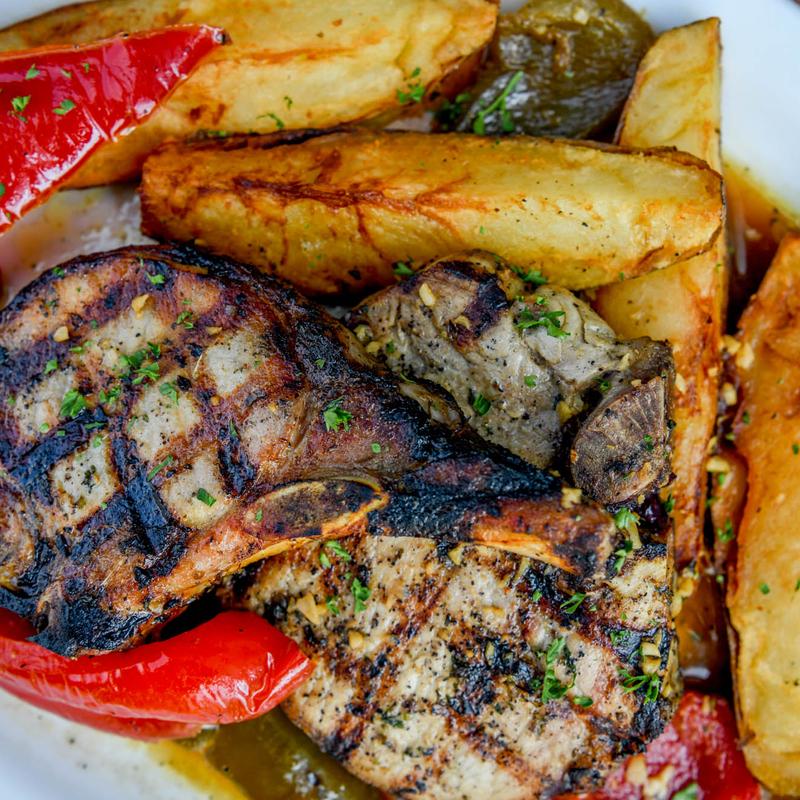 Pork Chops and Vinegar Peppers photo