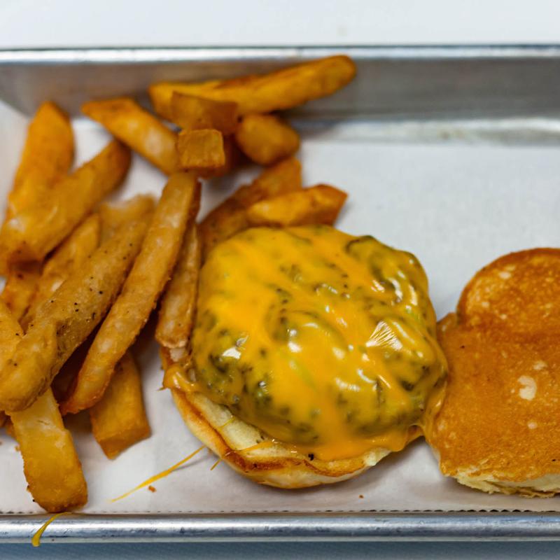Nachos Tortilla Chips & Cheese Cheeseburger photo