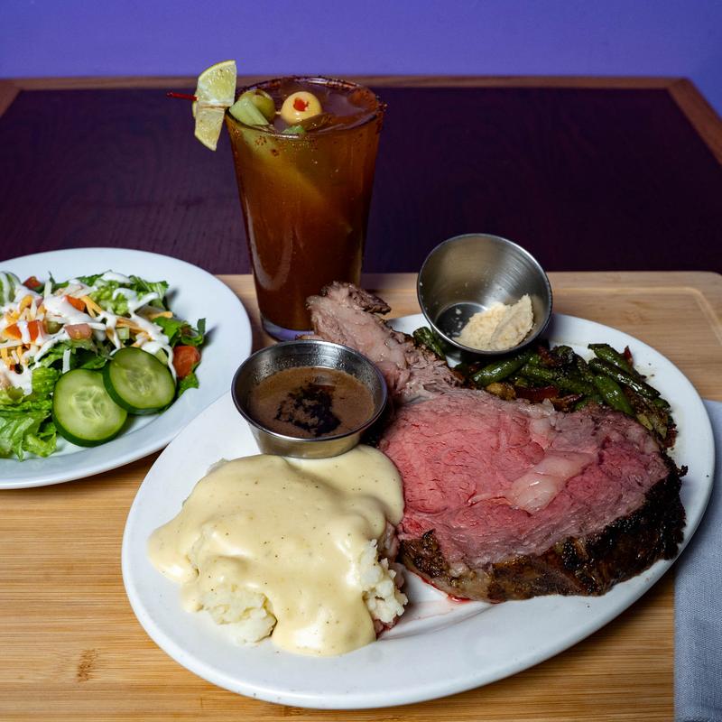 menu item 19 of 19, Friday Prime Rib Dinner