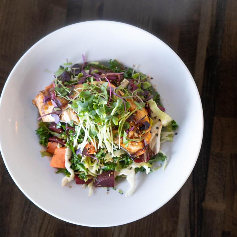 Yuzu Salmon Salad photo