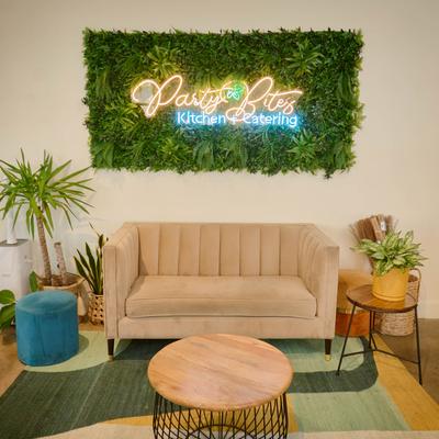 Interior, sofa and coffee table.