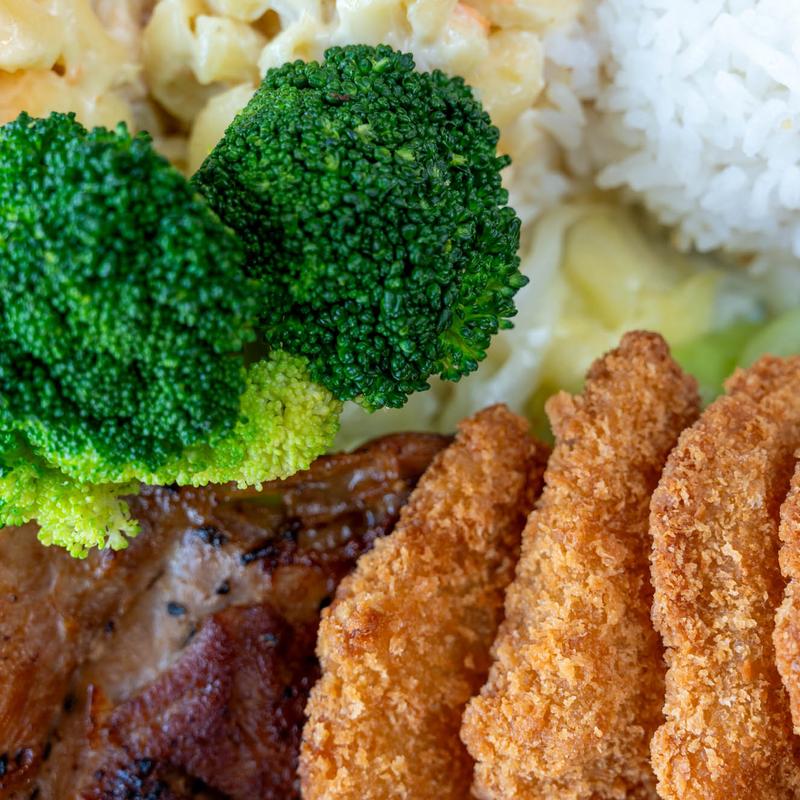 Fried White Fish & BBQ Chicken Combo photo