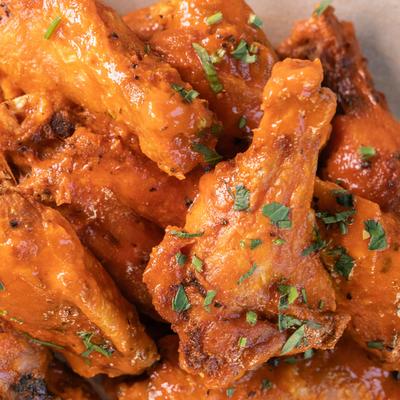 Buffalo chicken wings.