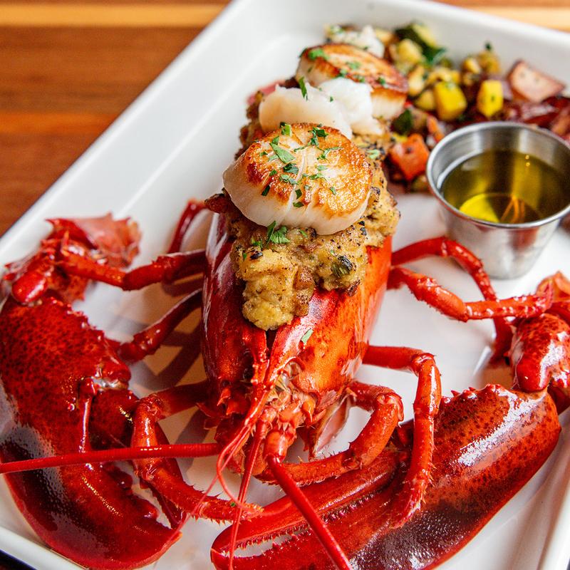 Baked Stuffed Lobster photo