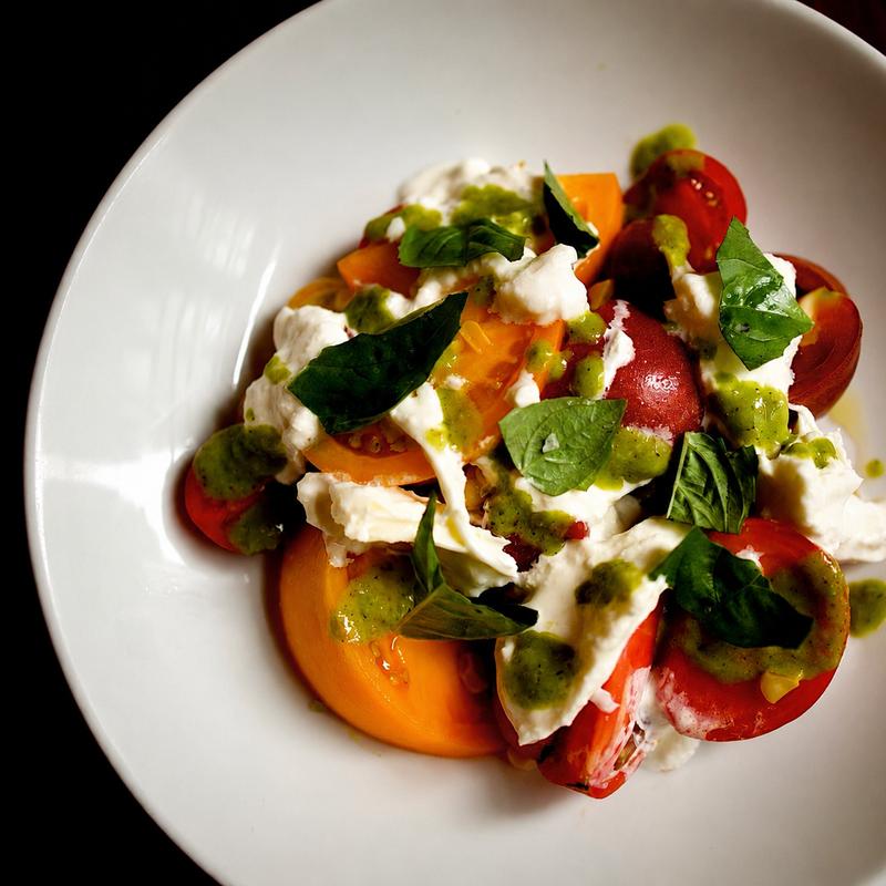 Torn Burrata & Heirloom Tomatoes photo