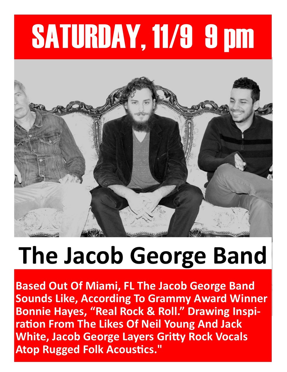 The return of the JACOB GEORGE Band event photo