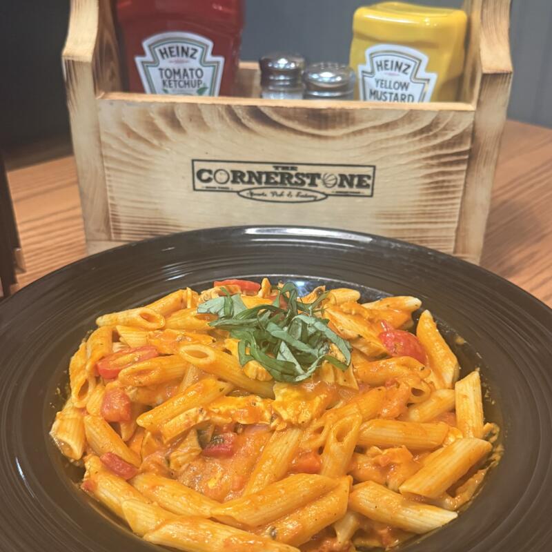 Roasted Red Pepper Vodka Pasta photo