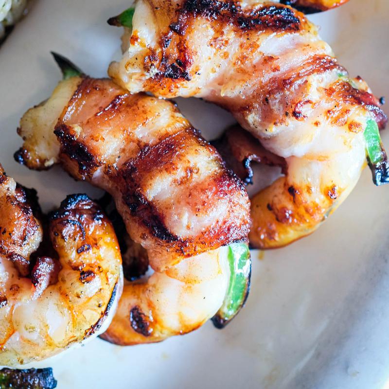 Grilled Shrimp Wrapped in Bacon photo