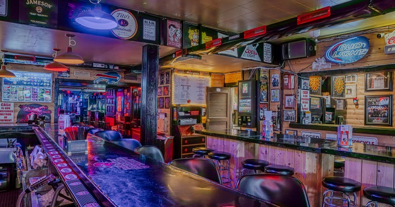 Interior, bar area