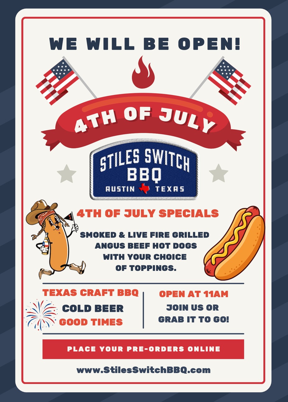 4th of July - We will be OPEN! event photo