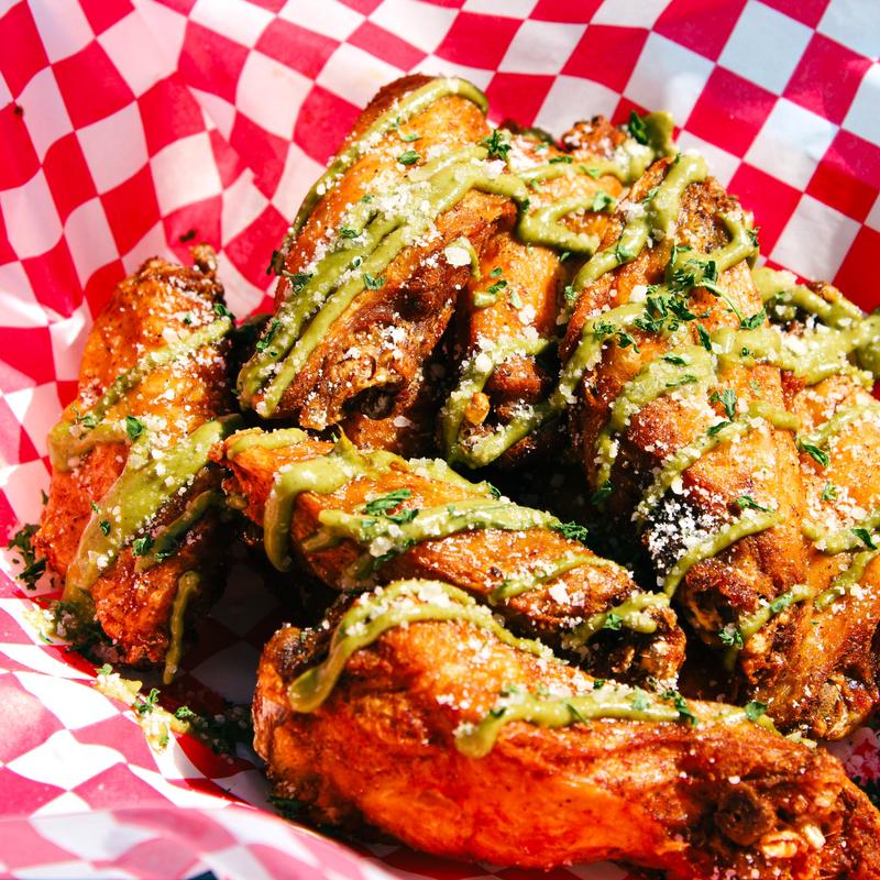 Pesto Parmesan Wings photo