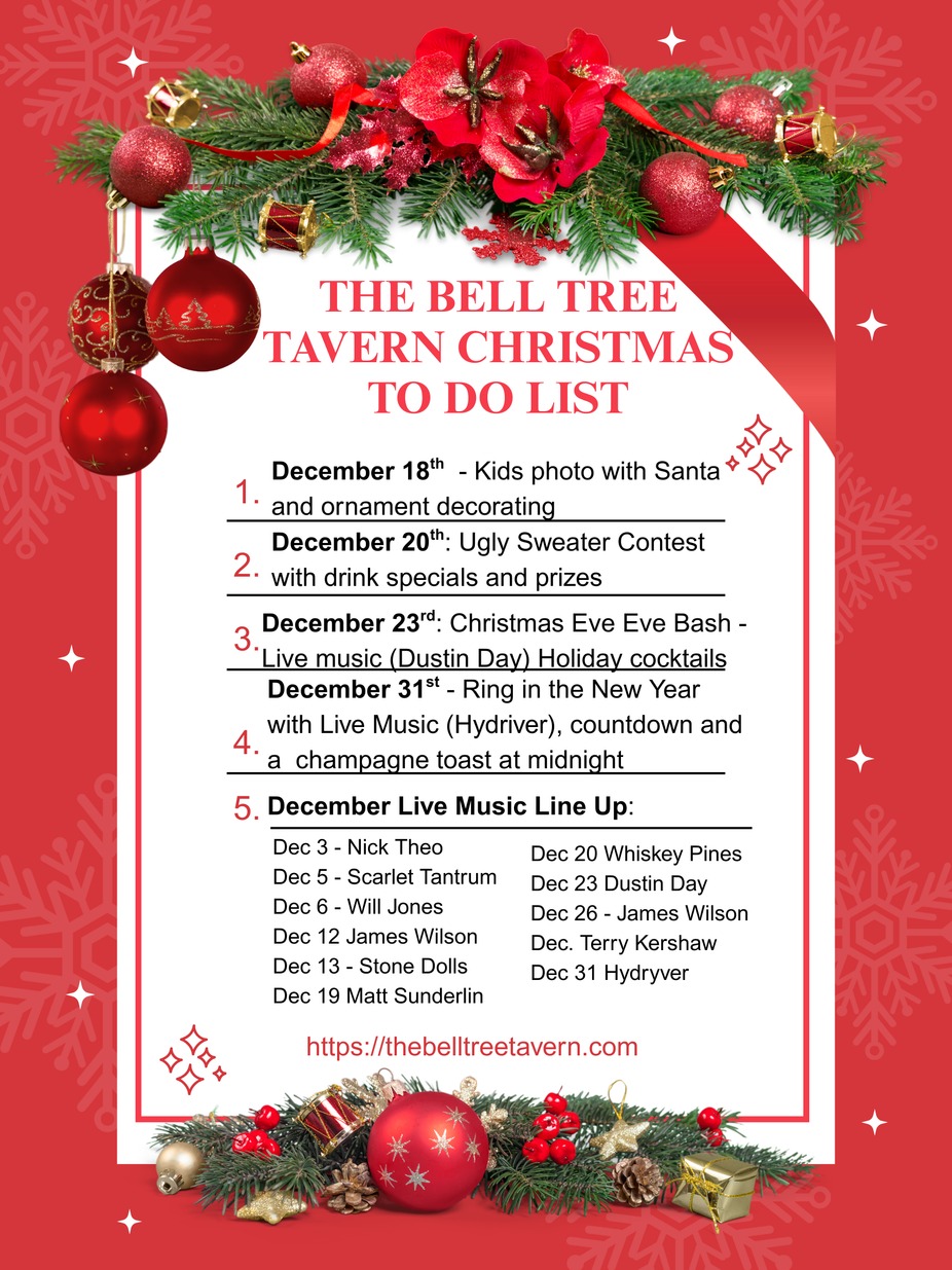 Celebrate the Season With Us – December Events at The Bell Tree! event photo