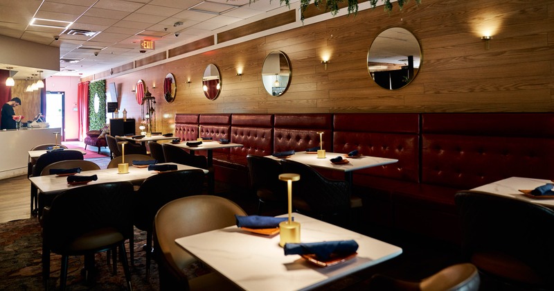 Interior seating space