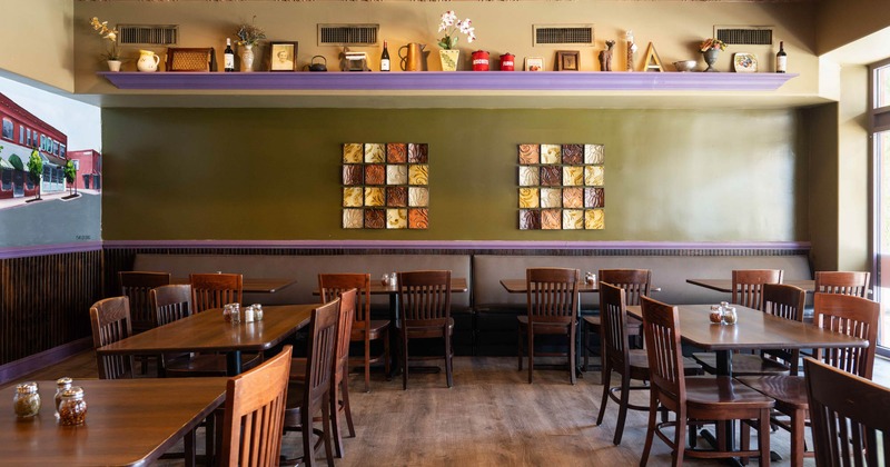 Interior seating space