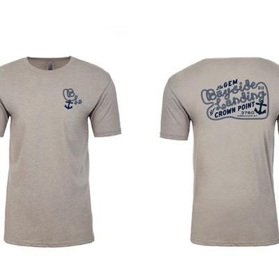 Gray Bayside Landing men's t-shirts