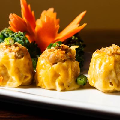 Thai Dumpling, side view