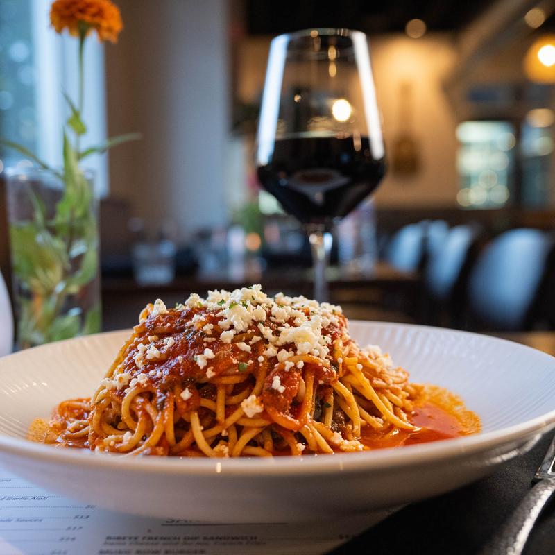 menu item 10 of 11, Spaghetti with Beef Meatballs