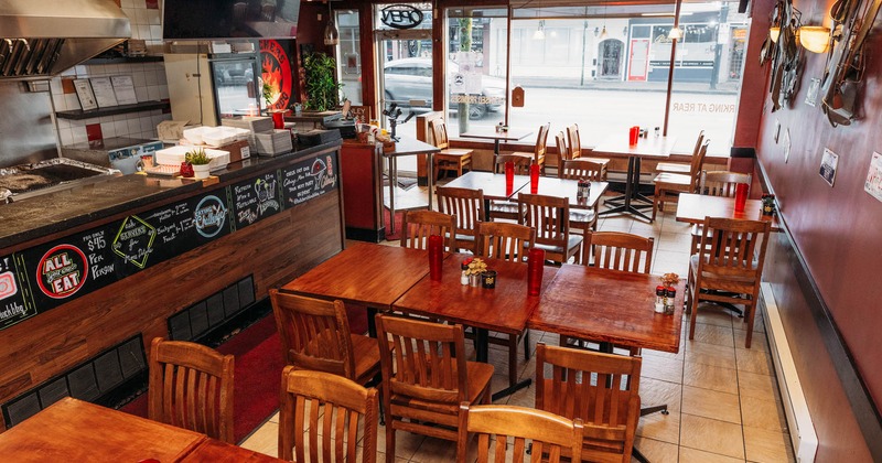Interior dining area