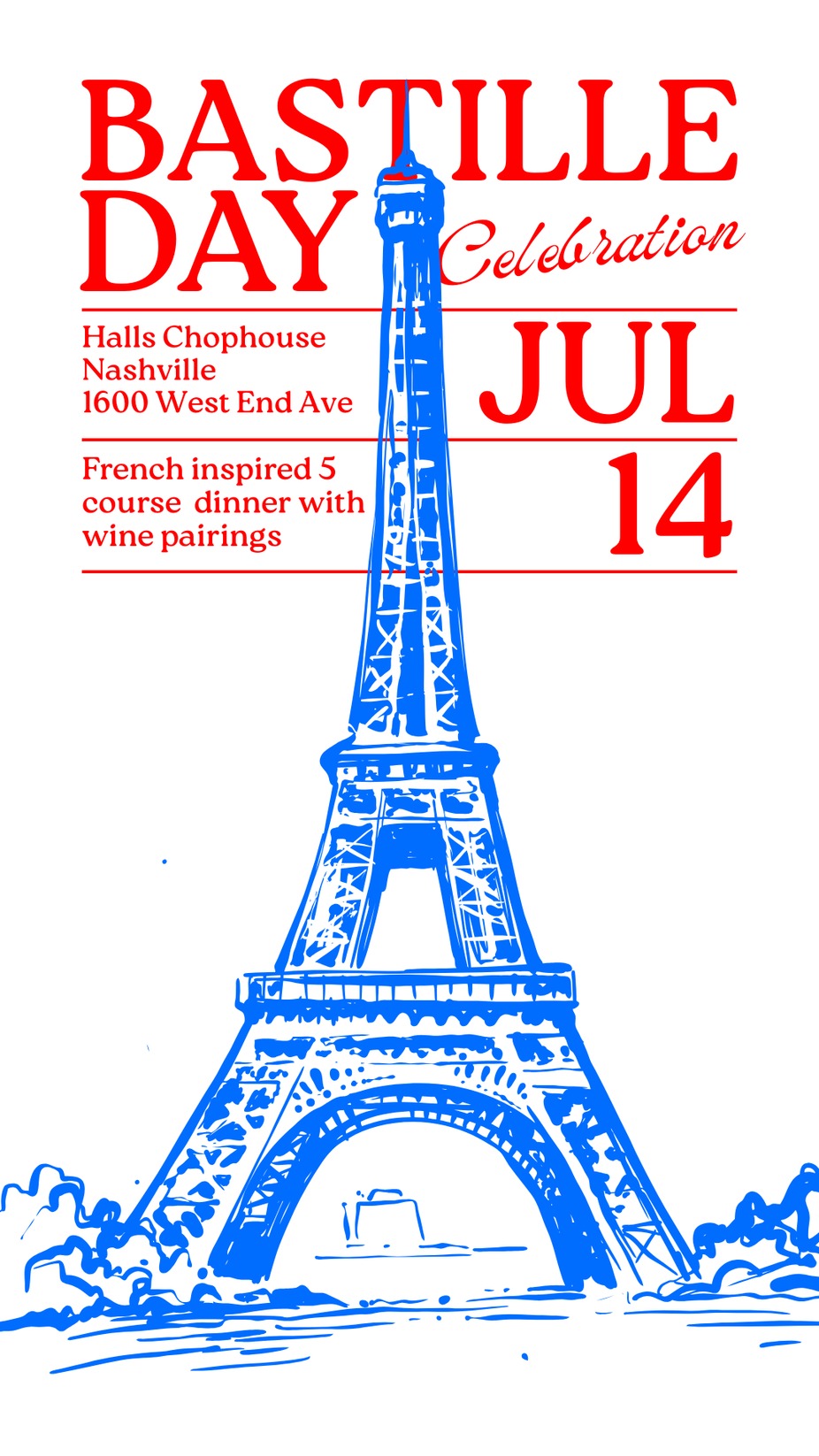 Bastille Day Pairing Dinner event photo