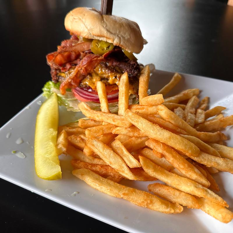 Smoky Bacon Jalapeno Smash Burger photo