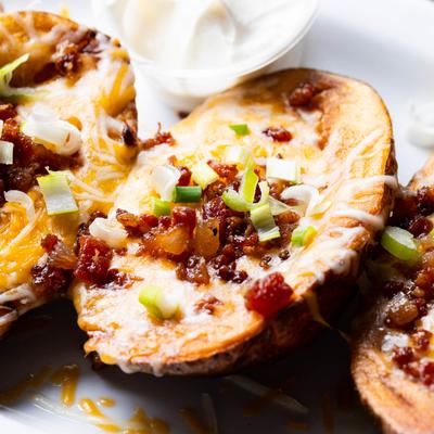 potato skins.