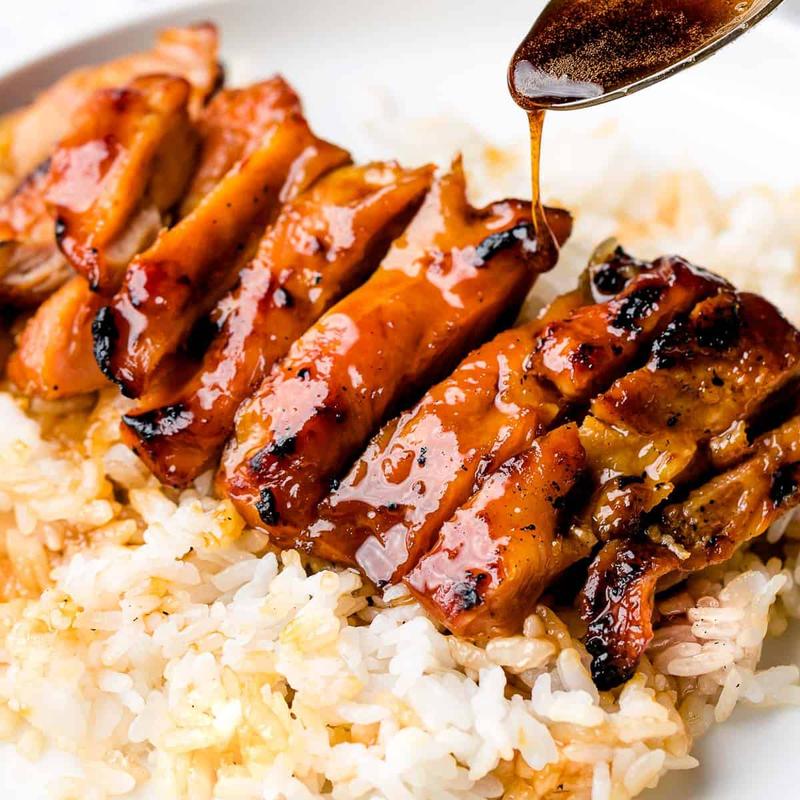 Teriyaki Combo Chicken or Salmon photo