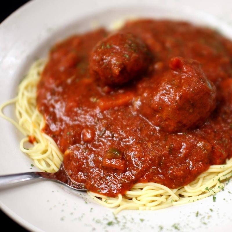 Spaghetti Bolognese with Meatballs photo