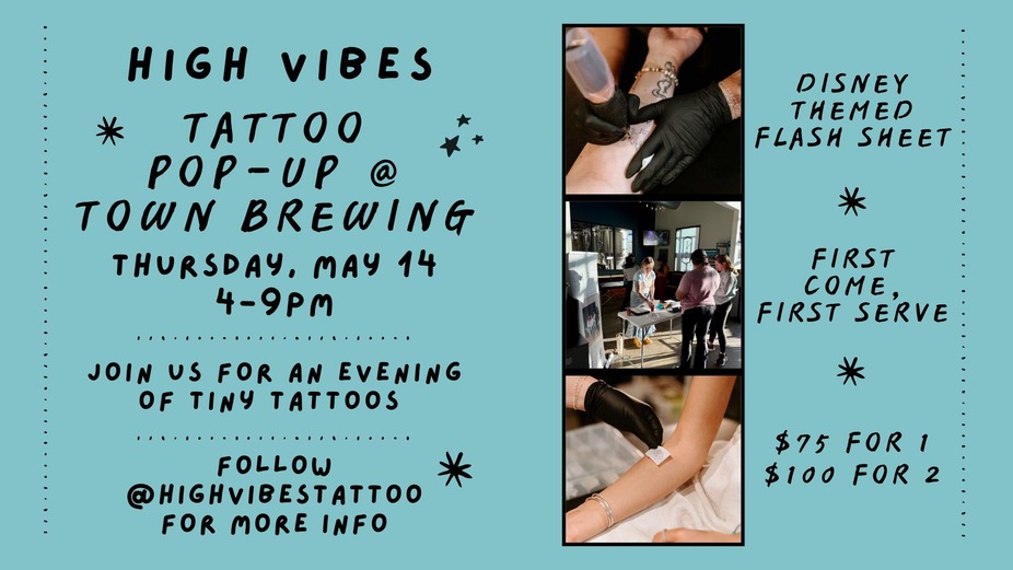 Tattoo Pop-Up with High Vibes Tattoo event photo