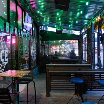 Outdoor seating area.