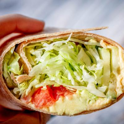 Caesar wraps are very popular.