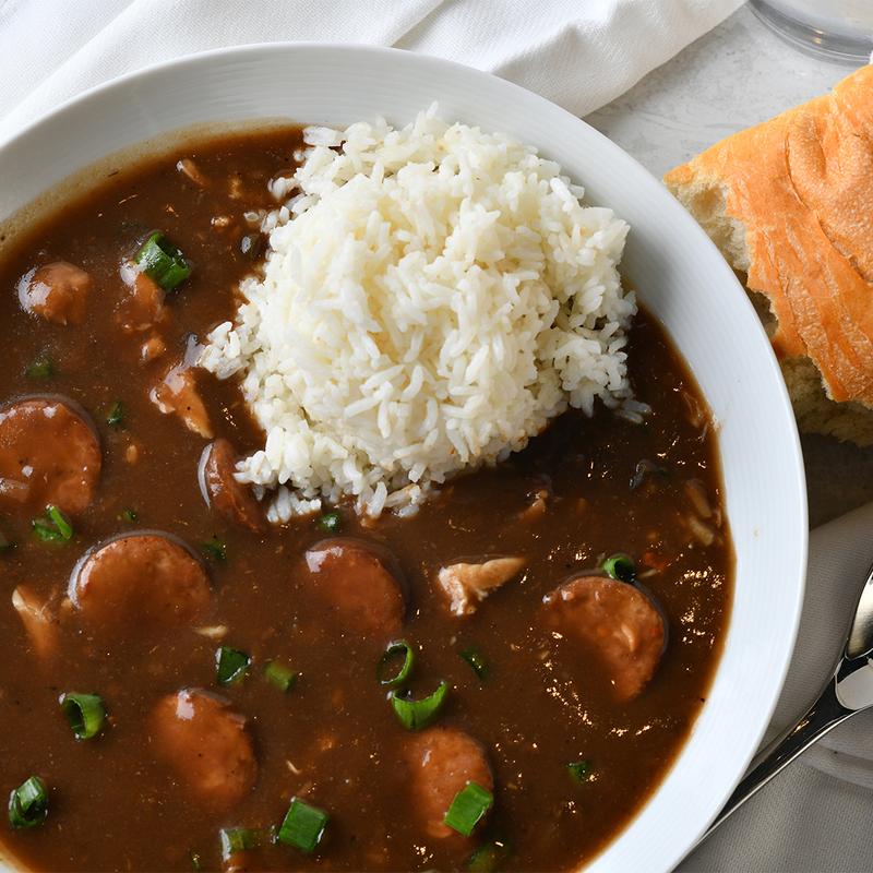Roasted Chicken and Smoked Sausage Gumbo photo