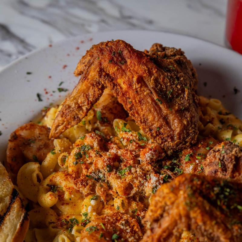 menu item 7 of 12, Seafood Mac & Cheese