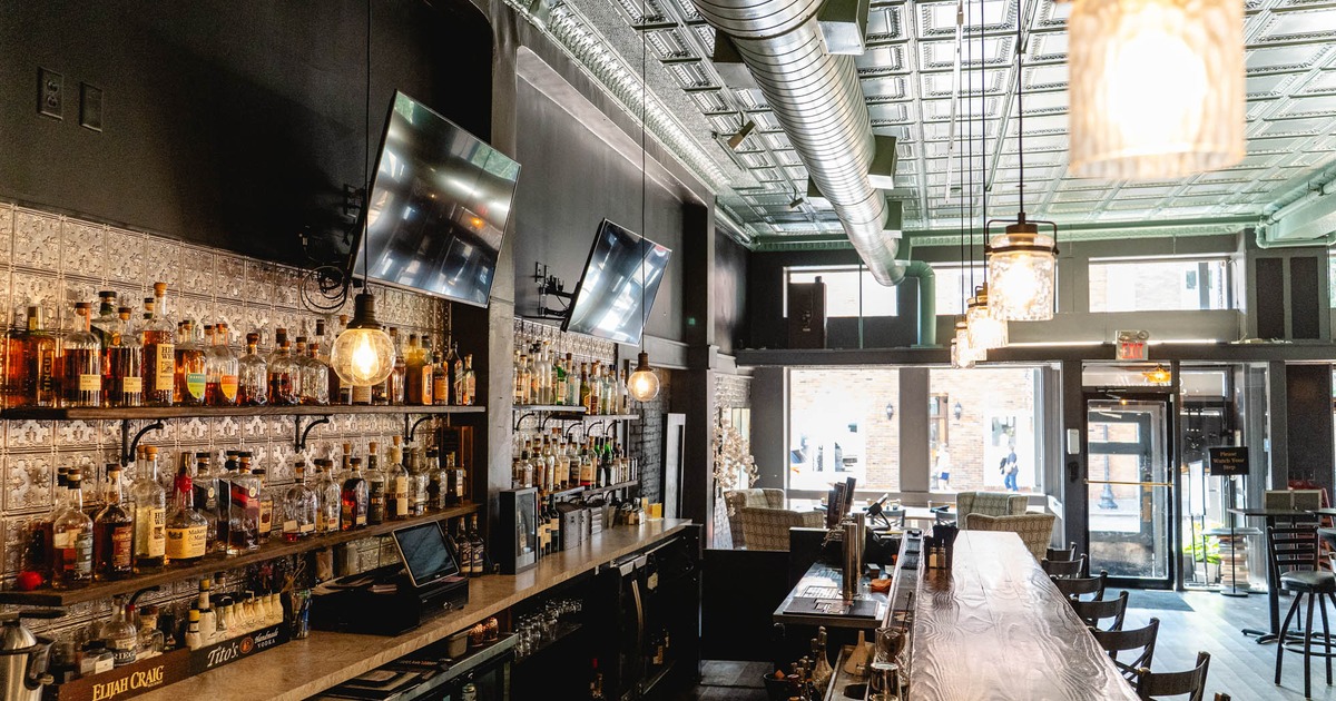 Interior bar seating