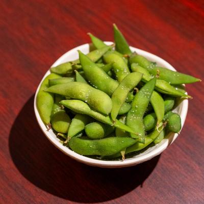 Edamame soybeans.