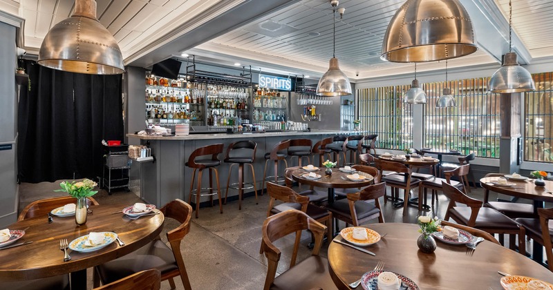 Interior, dining area